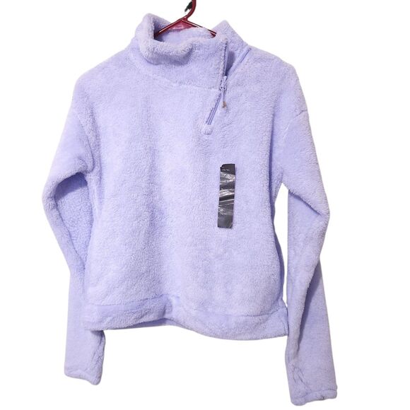 All In Motion Sweater For Girls Size XL Light Purple Color Soft Warm Thumbholes - Picture 12 of 12